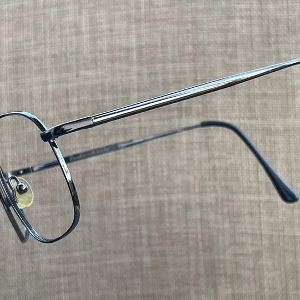 Timberland Men Eyeglasses Frame Gunmetal Tone Metal Glasses 145 P506 - Picture 6 of 12